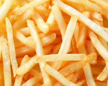 Your choice of seasoned fries, onion rings, seasonal mixed fruit, soup or salad