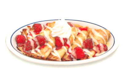Strawberries and Cream Crepes